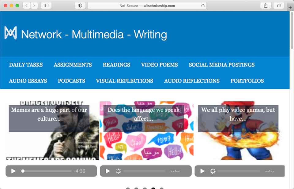 Multimedia Writing